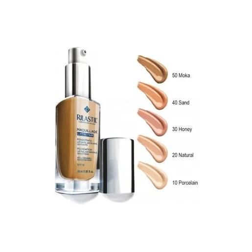 Rilastil maquillage fondotinta liftante antirughe levigante 30 honey 30 ml