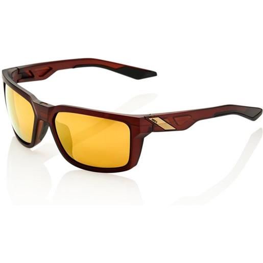 100percent daze sunglasses marrone flash gold/cat3