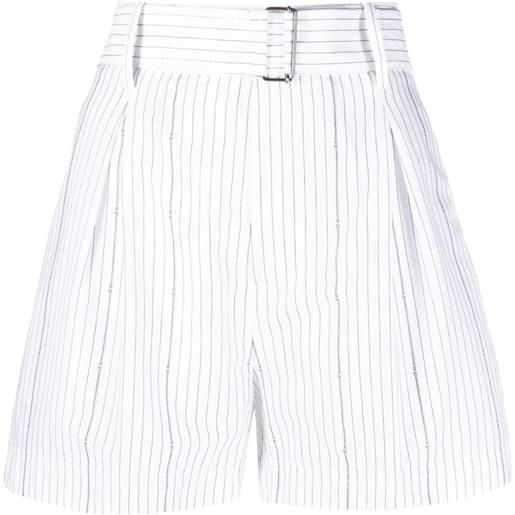Nº21 shorts con cintura - bianco