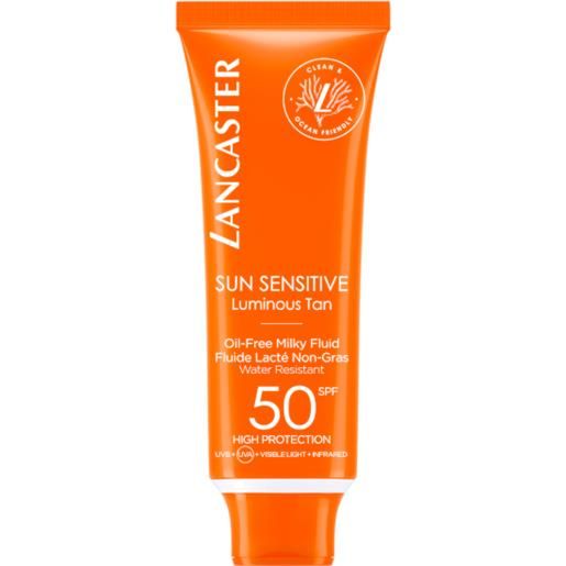 Lancaster sun sensitive - oil-free milky fluid spf50 face 50 ml