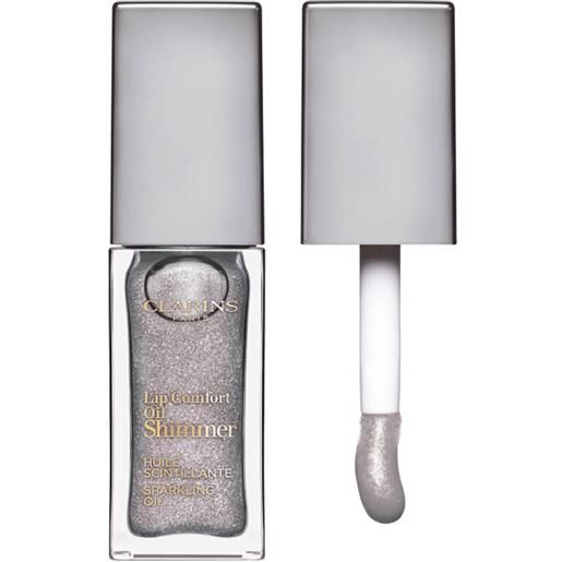 Clarins lip comfort oil shimmer olio scintillante 01 - silver