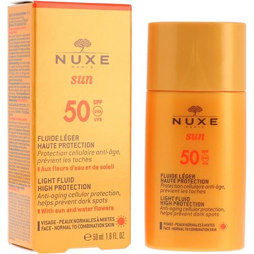 Nuxe fluido leggero alta protezione spf50 Nuxe sun 50ml