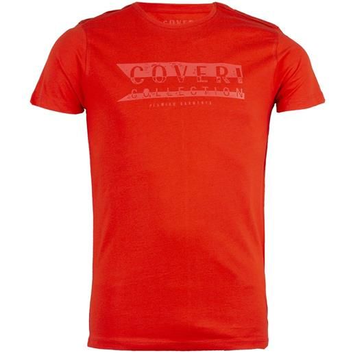 Coveri Collection t-shirt da uomo in cotone con maxi stampa Coveri Collection