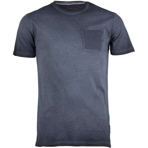 Sky T-Shirt t-shirt con taschino in cotone oil wash