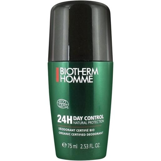 BIOTHERM homme day control natural protection - deodorante roll-on senza sali d'alluminio 75 ml