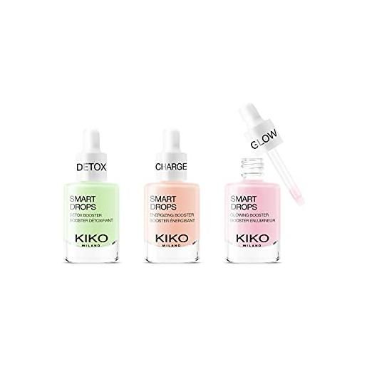 KIKO milano smart glow drops + smart detox drops +smart charge drops