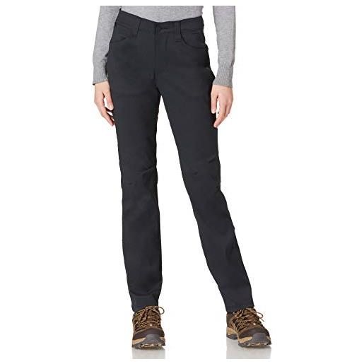 All Terrain Gear by Wrangler slim utility pant pantaloni da trekking, nero, 30w x 32l donna
