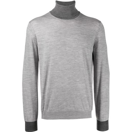 Brunello Cucinelli maglione a collo alto - grigio