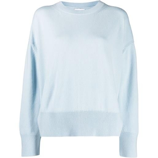 Barrie maglione con spacco laterale - blu