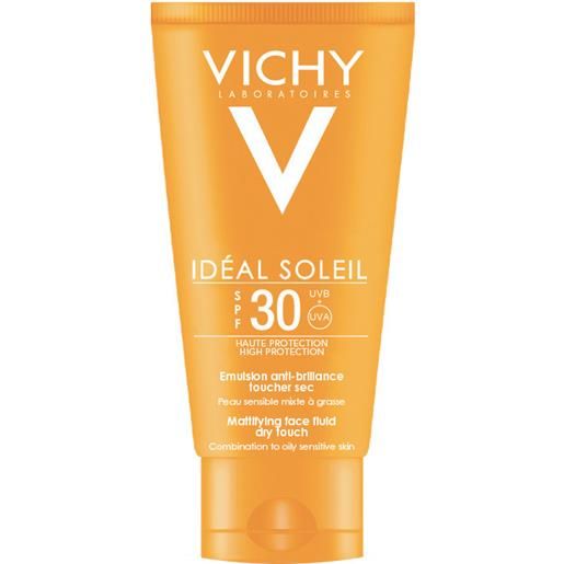 Vichy idéal soleil crema solare dry touch spf 30 pelle grassa 50 ml