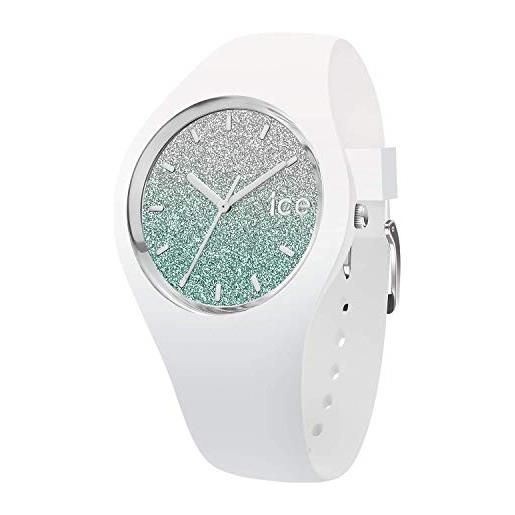 Ice-watch - ice lo white turquoise - orologio bianco da donna con cinturino in silicone - 013430 (medium)