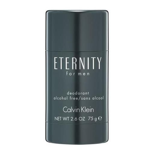 Calvin Klein eternity for men 75 ml in stick deodorante senza alluminio per uomo