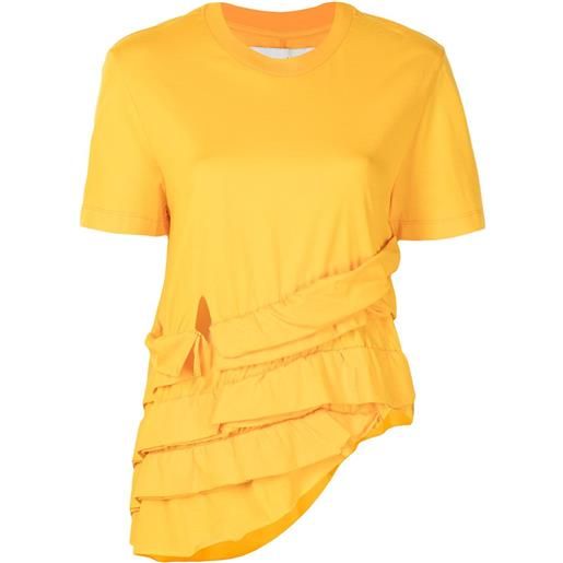 Marques'Almeida t-shirt a strati - giallo