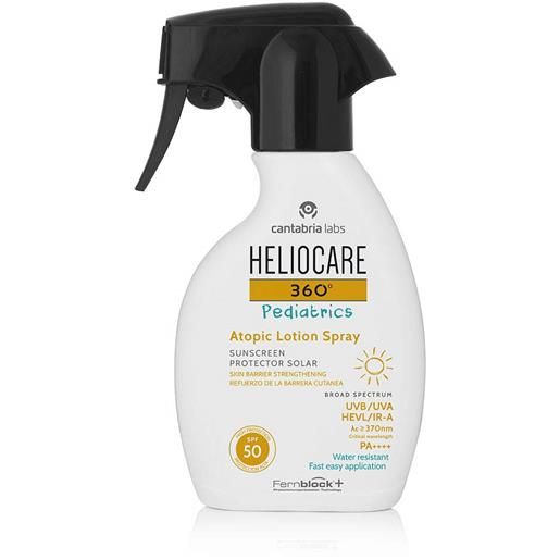 Heliocare 360° pediatrics atopic lotion spray spf50 solare corpo bambini, 250ml