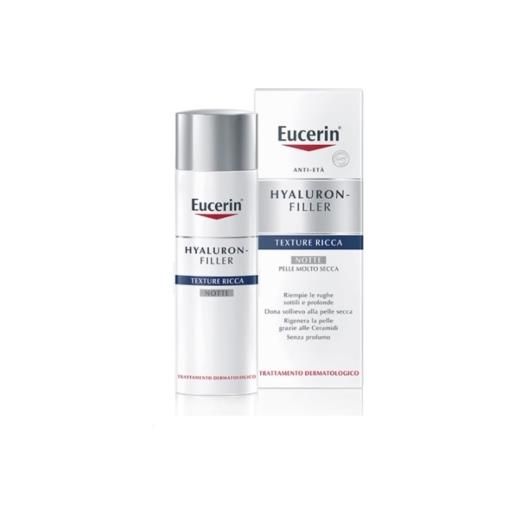 Eucerin linea hyal-urea rigenerante anti-età crema notte pelli secche 50 ml