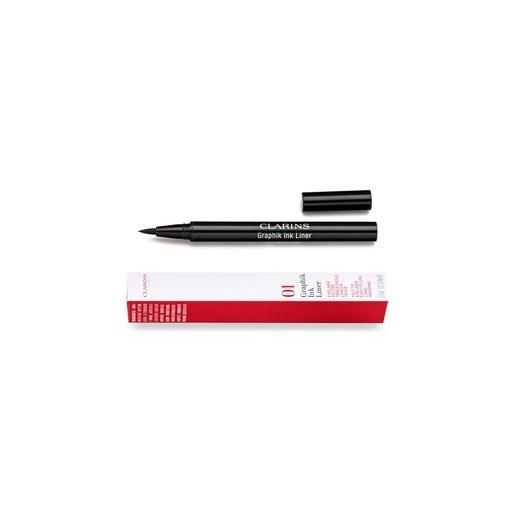 Clarins graphik ink liner eyeliner in pennarello 01 intense black 0,4 g