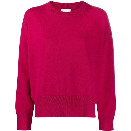 Barrie maglione con spacco laterale - rosa