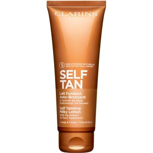Clarins self tan lait fondant auto-bronzant visage & corps 125 ml