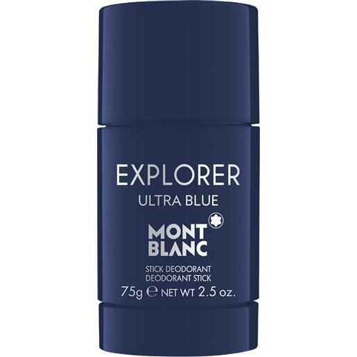 Montblanc explorer ultra blue deodorant stick