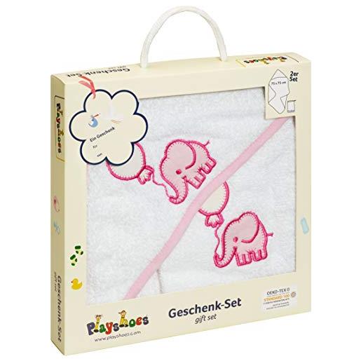 Playshoes 330902 - 586 - set regalo elefante, rosa