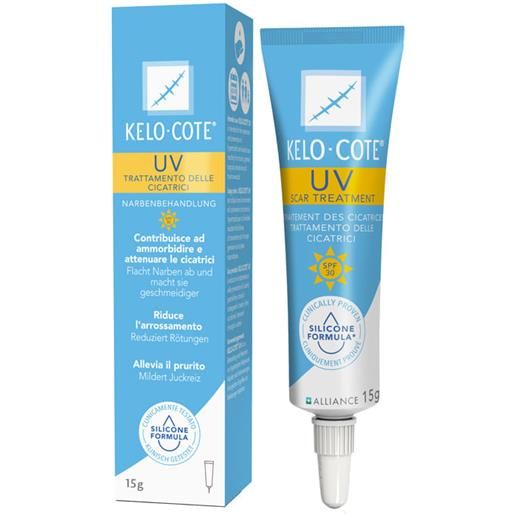 Alliance Pharma gel cicatrici kelo cote uv spf30 15 g