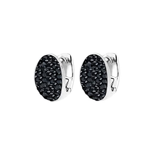 Orecchini Pendenti Elli Donna In Argento 925 Con Cristallo Brillante - Modello Elegante - 3