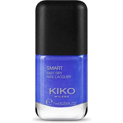 KIKO smart nail lacquer - 28 blu violaceo iridescente