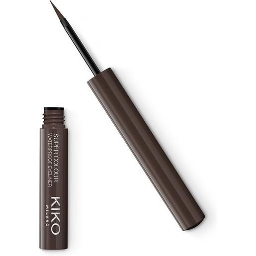 KIKO new super colour waterproof eyeliner - 09 dark brown