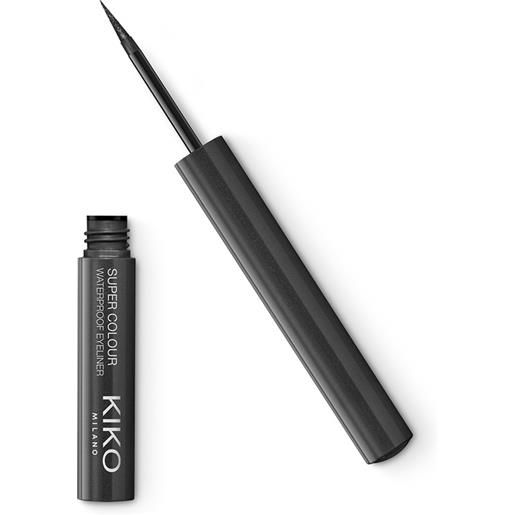 KIKO new super colour waterproof eyeliner - 10 pearly charcoal