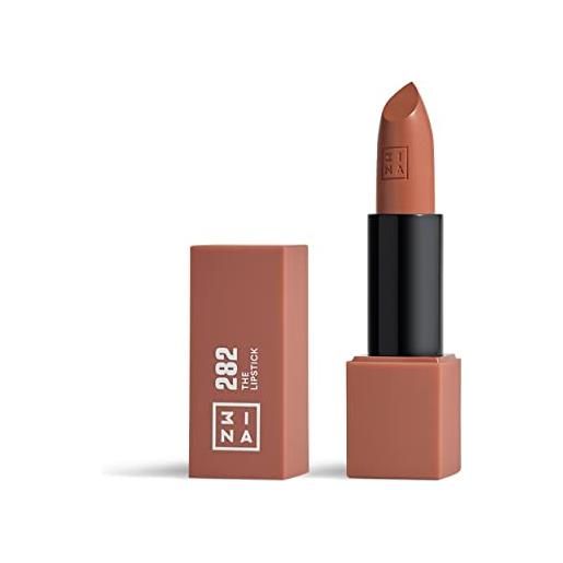 3ina makeup - the lipstick 282 - nudo - rossetto matte - alta pigmentazione - rossetti cremosi - profumo di vaniglia e custodia magnetica - lucido e mat - vegan - cruelty free