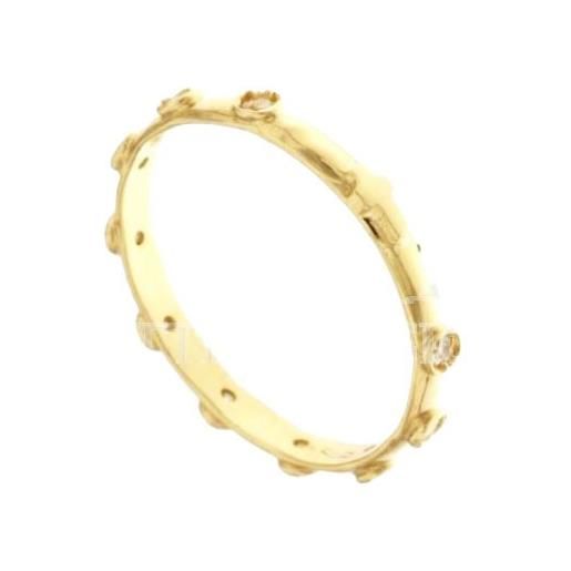 Gioielleria Lucchese Oro anello rosario donna oro giallo 803321713369