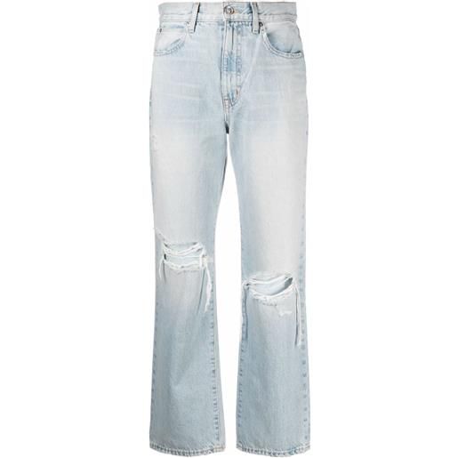 SLVRLAKE jeans dritti crop - blu