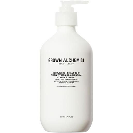 GROWN ALCHEMIST volumising shampoo - biotin-vitamin b7, calendula, althea extract 200ml