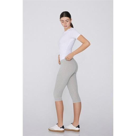 Tezenis leggings capri in cotone organico donna grigio