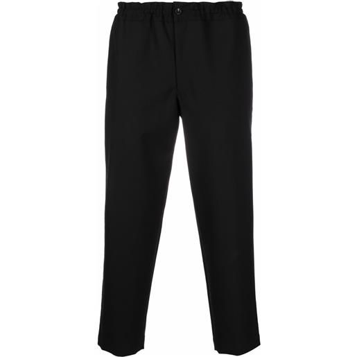 Black Comme Des Garçons pantaloni con tasche - nero