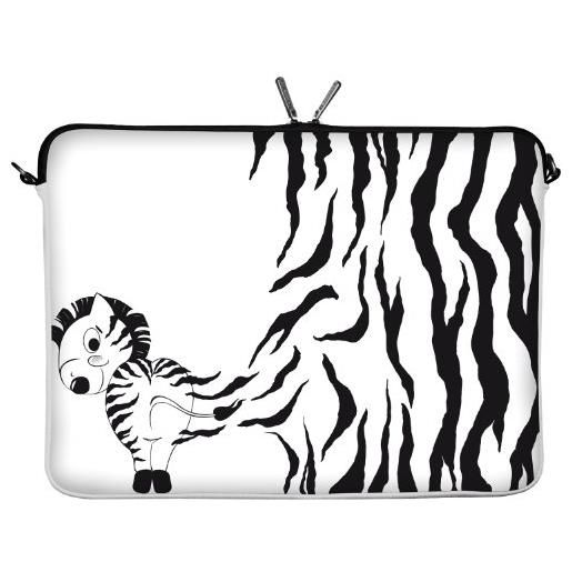 Digittrade ls111-13 zebra mac. Book sleeve laptop neopren case custodia portatile borsa involucro protettivo 33,8cm (13,3 pollice) bianco