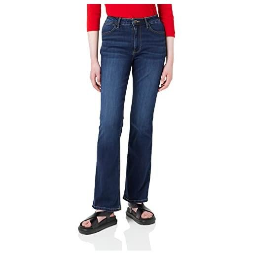 Wrangler high rise bootcut jeans, jeans donna, blu (stockton), 29w/32l