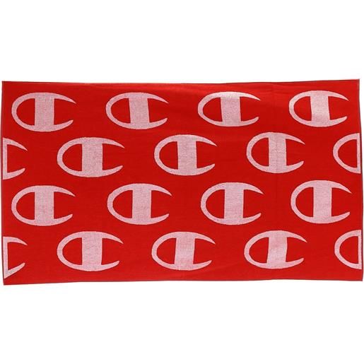 CHAMPION telo mare CHAMPION towel logo rosso