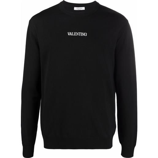 Valentino Garavani maglione con logo - nero