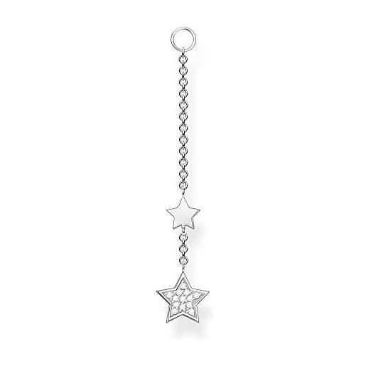 Thomas Sabo orecchini da donna con ciondolo a forma di stella, in argento sterling 925