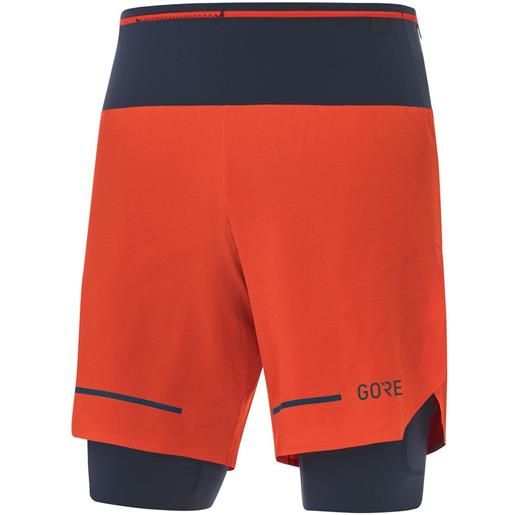 Gore® Wear ultimate 2 in 1 shorts arancione s uomo
