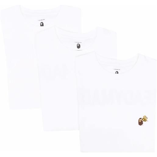 Readymade t-shirt con applicazione - bianco