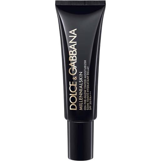 Dolce&Gabbana millennialskin on-the-glow tinted moisturizer hazelnut 410