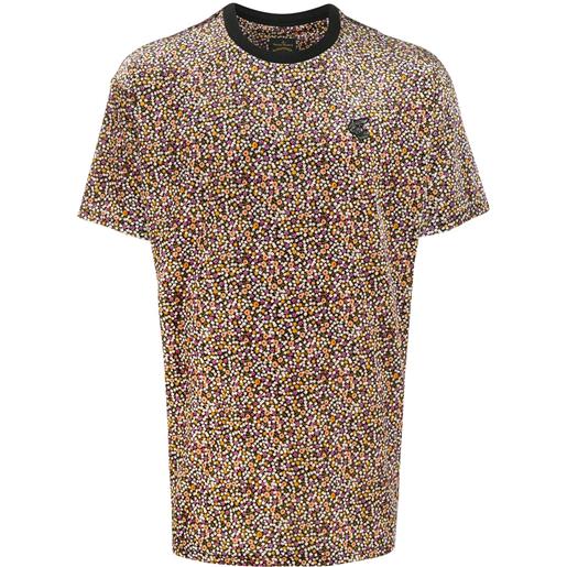 Vivienne Westwood t-shirt a fiori - nero