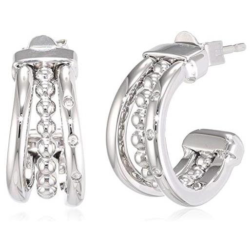 Tommy Hilfiger jewelry orecchini da donna in acciaio inossidabile con cristalli - 2701091