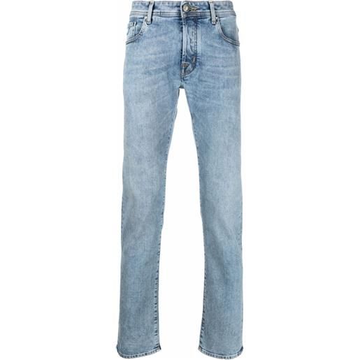 Jacob Cohën jeans slim con applicazione - blu