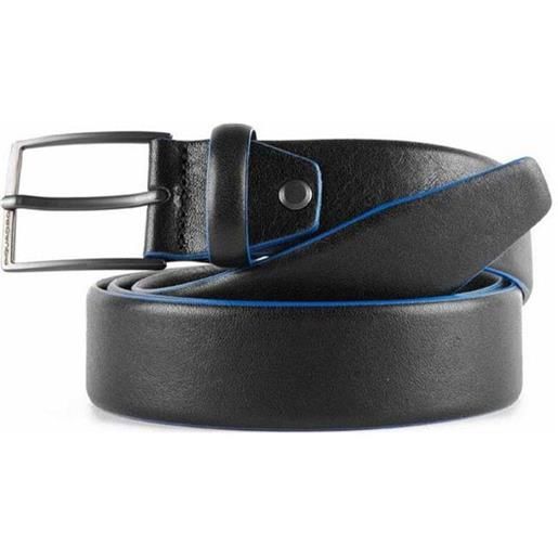 PIQUADRO cintura con fibbia ad ardiglione blue square