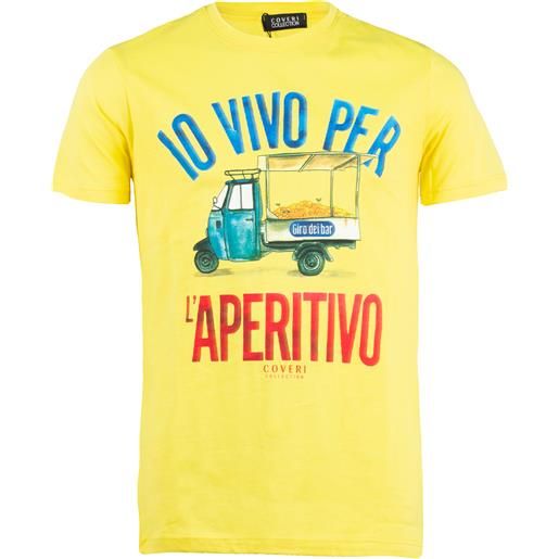 Coveri Collection t-shirt girocollo uomo in cotone made in italy