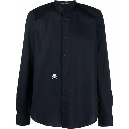 Philipp Plein camicia con ricamo - nero
