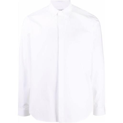 Valentino Garavani camicia con chiusura nascosta - bianco